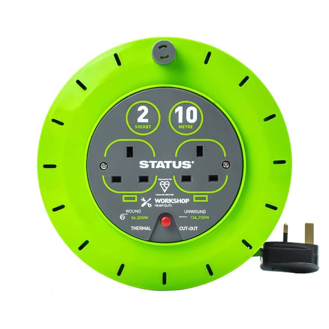 Status cable reel extension