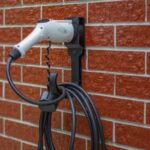 ev cable wall mount holder