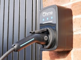 7kW charger - is it fast enough - a guide - image depicts the Ohme ePod charger with the Top Charger cable