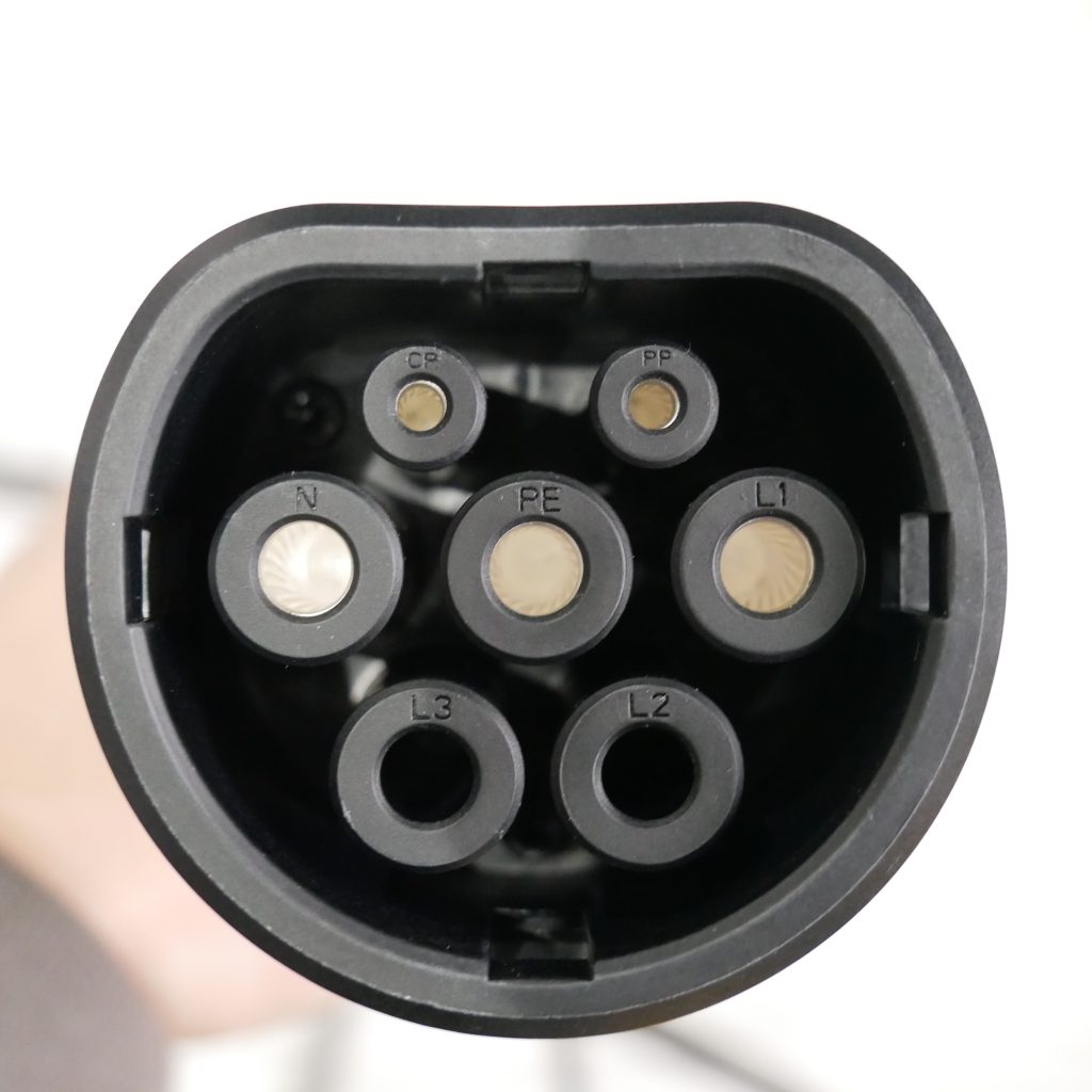 Type 2 charging cable end